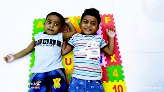 Learning activity #puzzle Mats# with my kids// పిల్లల పజిల్ మ్యాట్ తెలుగులో screenshot 5