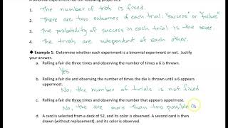 8.4 The Binomial Distribution: Example 1