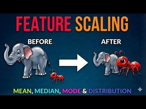20 -- Why Feature Scaling Fails Without Understanding Your Data! || Mean - Median - Mode