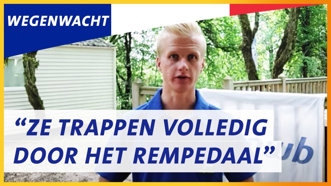 Mazda 6 met lekke remklauw in Frankrijk | Wegenwacht in het buitenland vlogs