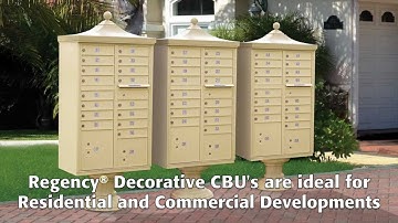 Regency Cluster Box Units (CBUs) | Mailboxes.com