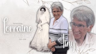 The Funeral Service of Lorraine French
