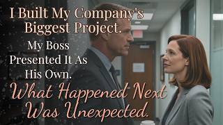 MY BOSS STOLE CREDIT FOR THE BIGGEST PROJECT OF MY CAREER. HE DIDN'T SEE THIS COMING.