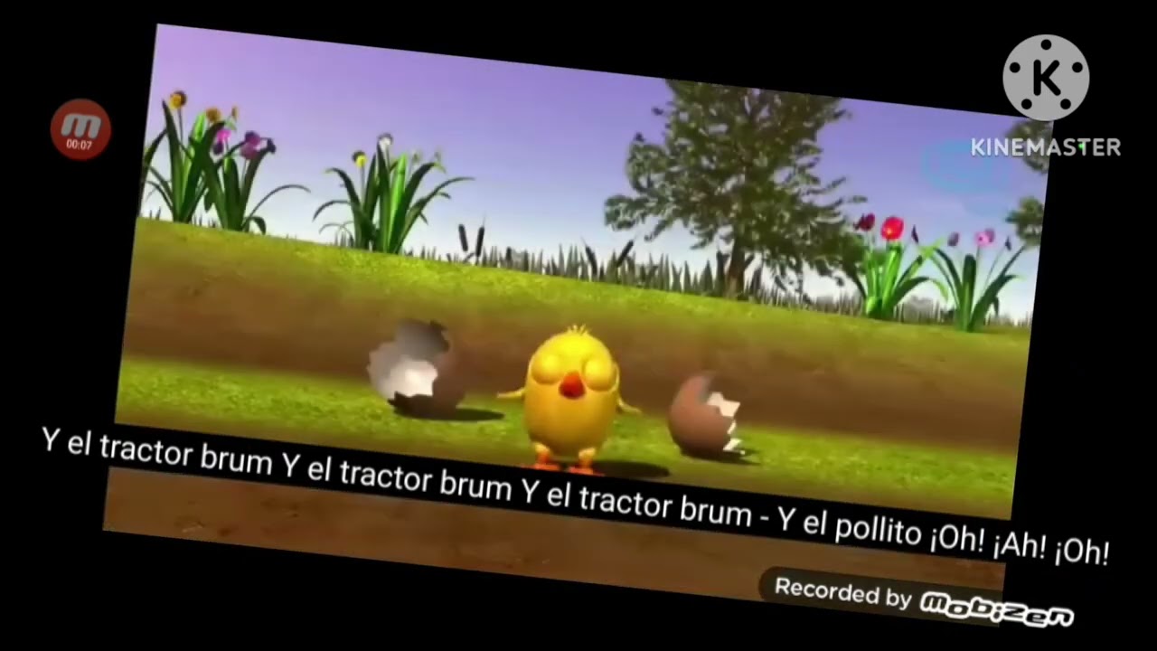 El Pollito Pío con efectos especiales las Canciones de la granja de zenon
