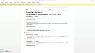 Unit 10 Test Part 2 How To