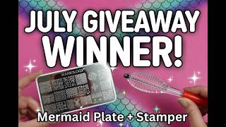 Mermaid Nails 2026 Giveaway Winner! 🧜‍♀️ Maniology M370 + Stamper