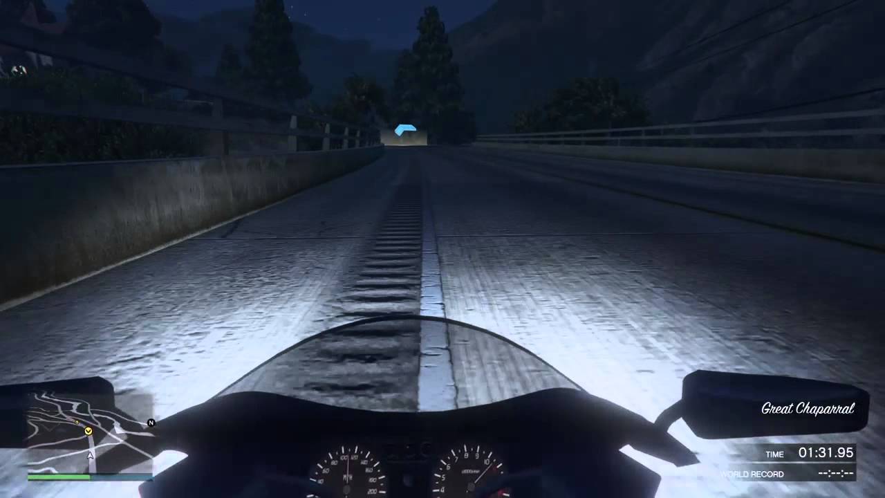 GTA first person bike race