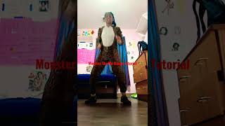 Monster Shuffle Dance Tutorial-Bellami TikTok Shorts#2023/Goals
