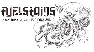 Superani artist Nikolay Georgiev (fuelstains), Live Drawing and Q&A