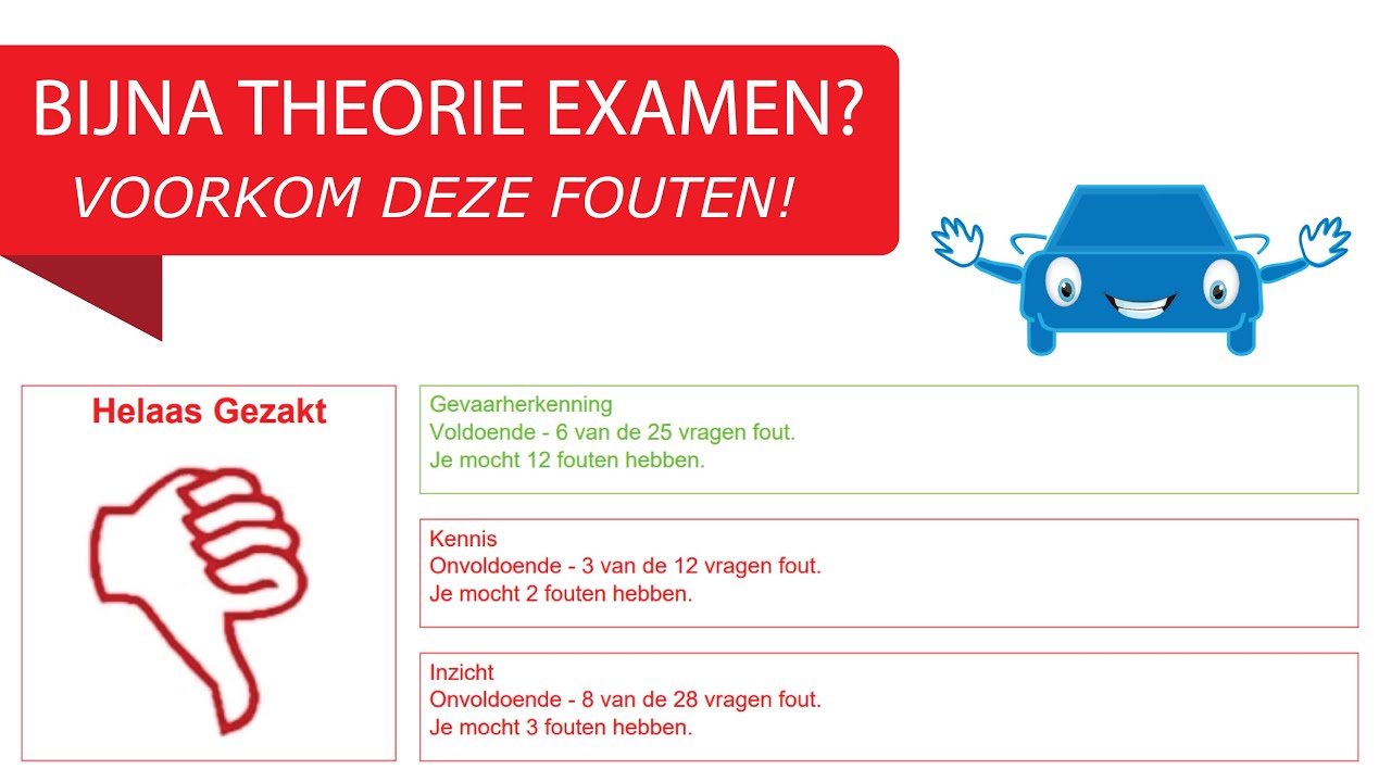 Gratis CBR theorie examen vragen november 2022 - YouTube