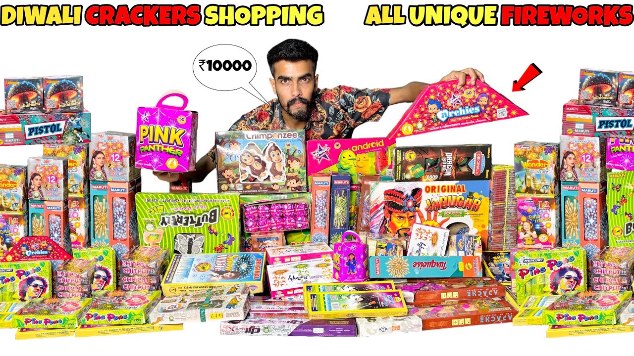 Patakhe Shopping 2025 | Diwali Crackers Testing | New Crackers Testing | Crackers Video | Yogesh 01