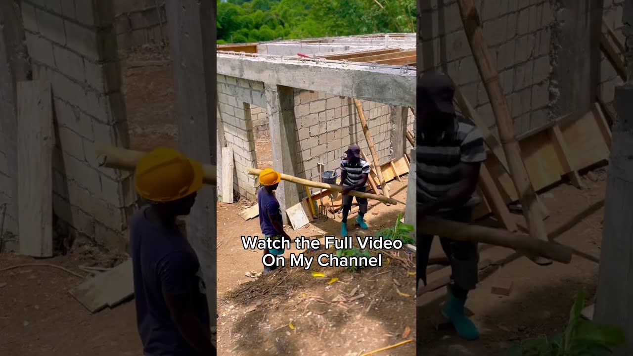 Building A House Decking In Jamaica Barefootislandlady Construction Buildahouse Shorts