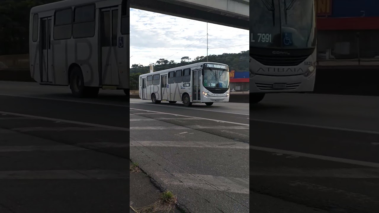 ÔNIBUS INTERMUNICIPAL VIAÇÃO ATIBAIA SÃO PAULO LINHA 7991 KM 41 BR 381 
