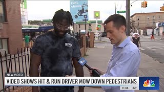 Driver Mows Down Mom Pushing Stroller in Front of NYPD Cops, Gets Away | NBC New York