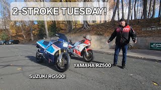 2-STROKE TUESDAY! SUZUKI RG500 GAMMA + YAMAHA RZ500! 💨 