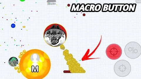 MACRO BUTTON//99,99% PRO [AGAR.IO MOBILE]