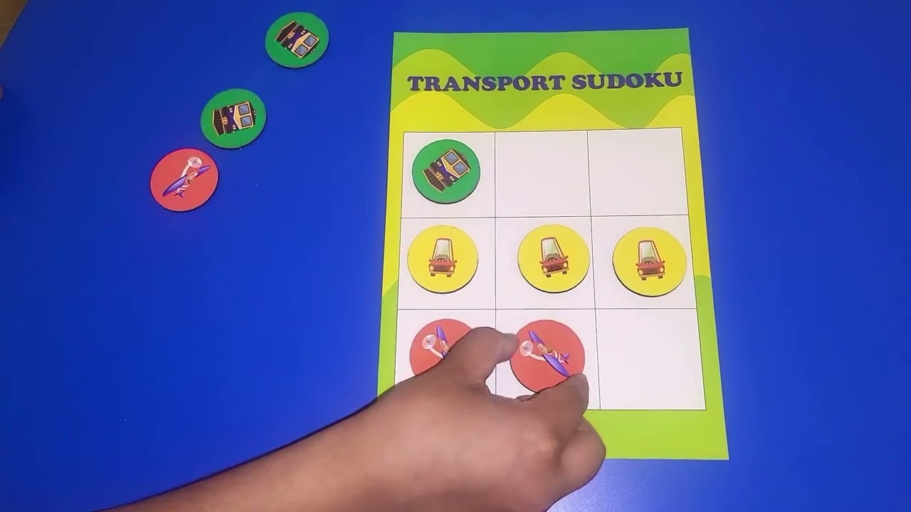 Transport Sudoku Game for Kids | Fun Logic & Focus Activity