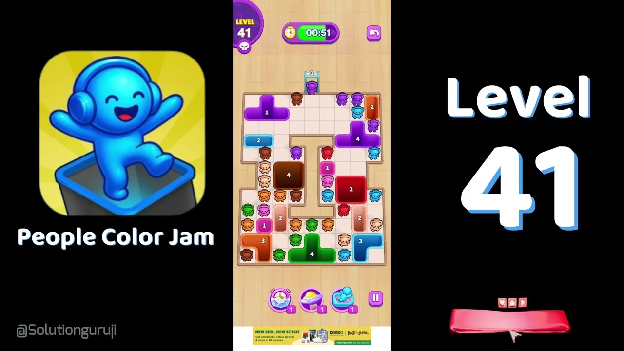 🎨 People Color Jam Level 41 Walkthrough 🌈 | Solutionguruji - YouTube