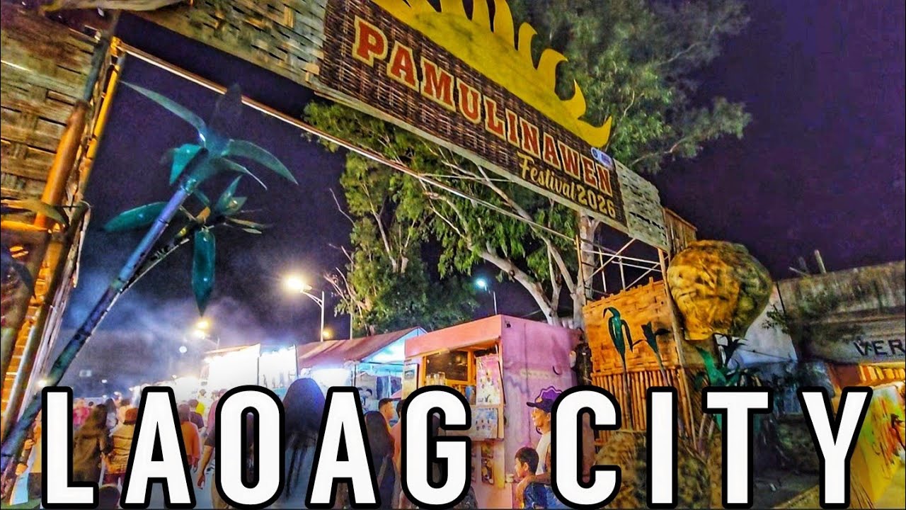 【4K】LAOAG CITY ILOCOS NORTE | PAMULINAWEN FESTIVAL FEBRUARY 2026