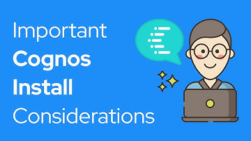 Important Cognos Install Considerations