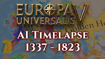 Europa Universalis 5 - AI Timelapse (1337 - 1823)