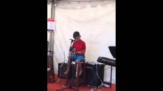 Azel's Soul sister at country fair- his first ever performance in public (well, school that is)