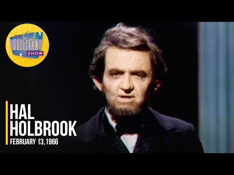 Hal Holbrook "Lincoln's Second Inaugural Address" on The Ed Sullivan Show