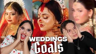 Indian Weddings are so BEAUTIFUL... LATINOS react to Indian Weddings edits (from Different States)