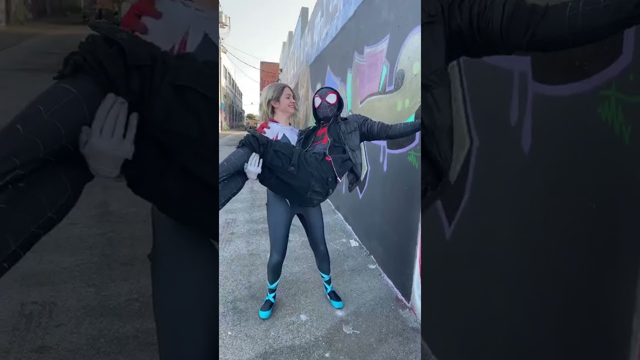 🖤 Miles Morales SpiderGwen 🤍 #milesmorales #spidergwen #spiderman #lovestory #lovestatus #love #4k