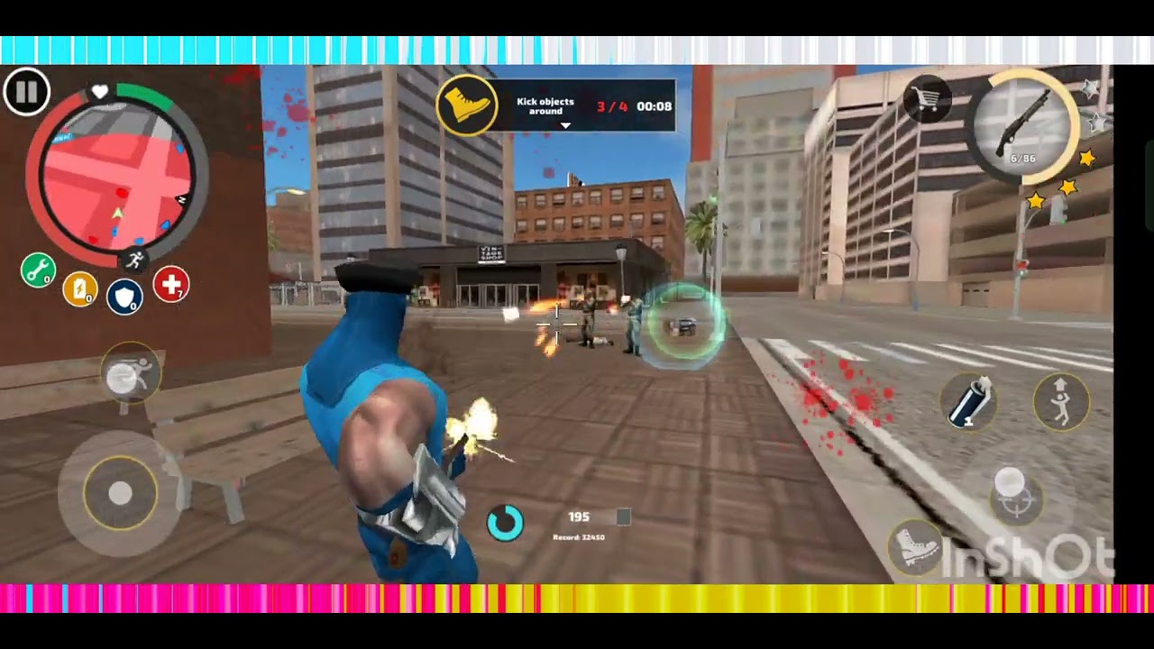 Rope Hero voice town  🚨 actak