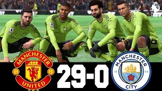 Fifa 23 - Manchester united vs Manchester city - Salah Mbappe Nymar haland Messi Ronaldo & All strr