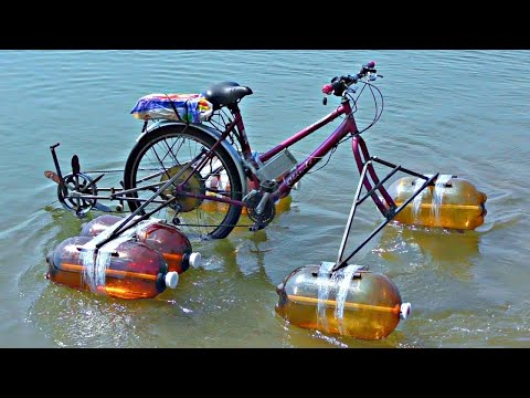🚴‍♀️Electric bike becomes an aqua bike ⚓️ It's true!