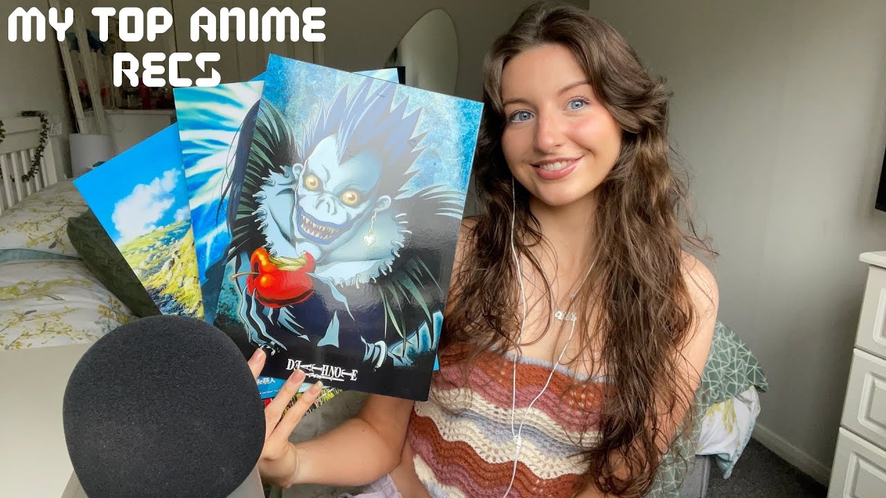 ASMR My top anime recommendations⚔️ (tapping, screen tapping, camera tapping)