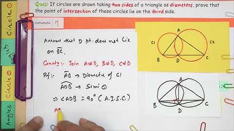 Question 10 Exercise 9.3 Class 9 | Chapter 9 | Circles | Solved | NCERT Maths CBSE board