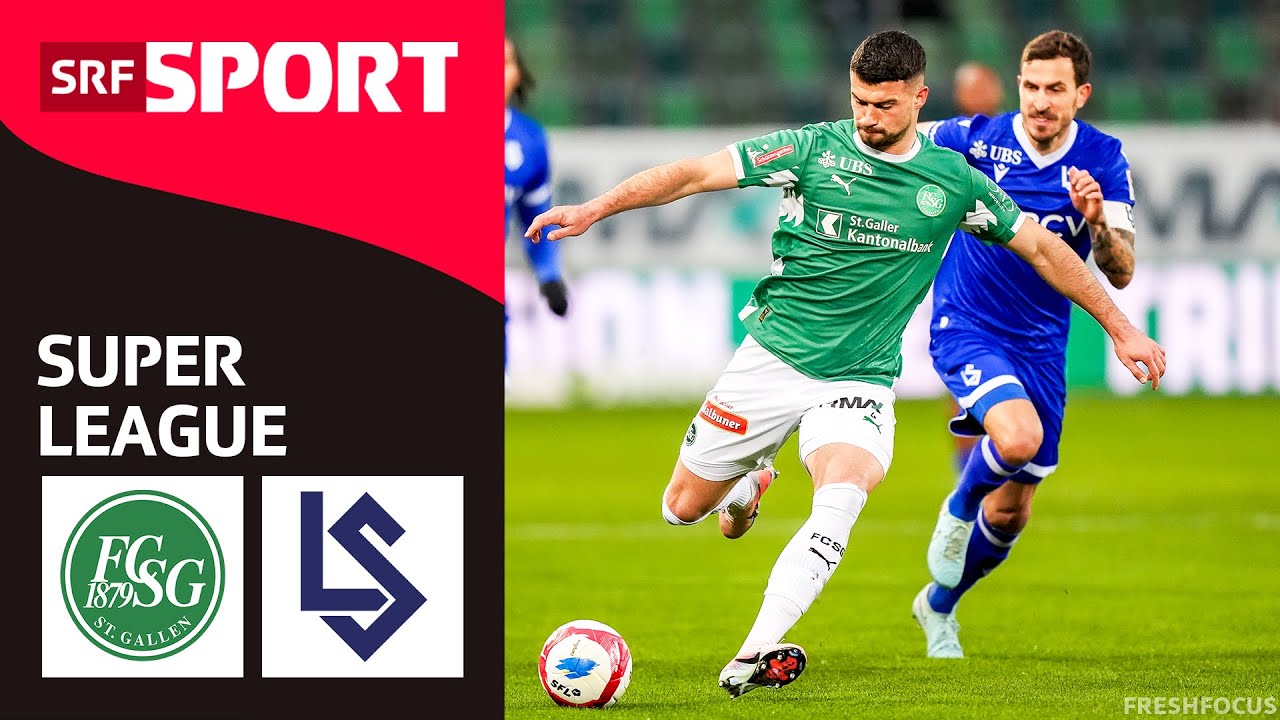 FC St.Gallen - FC Lausanne-Sport | Highlights - Super League 2025/26 ...