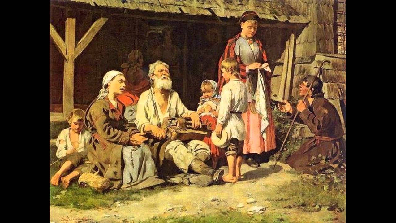 Ой у полі могила (дума, колісна ліра)