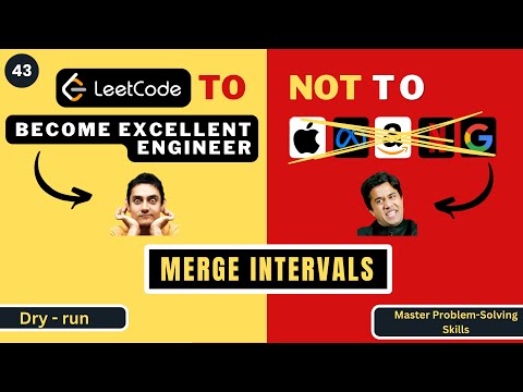 Merge Intervals | Dry Run | Leetcode 56 | Progression90