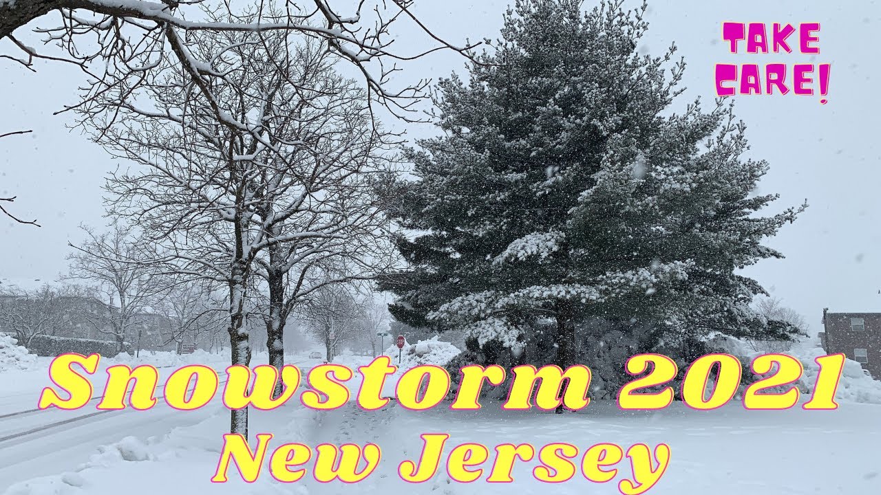 New Jersey Snow Storm February 7 2021 Edison Snowstorm 2021 Today