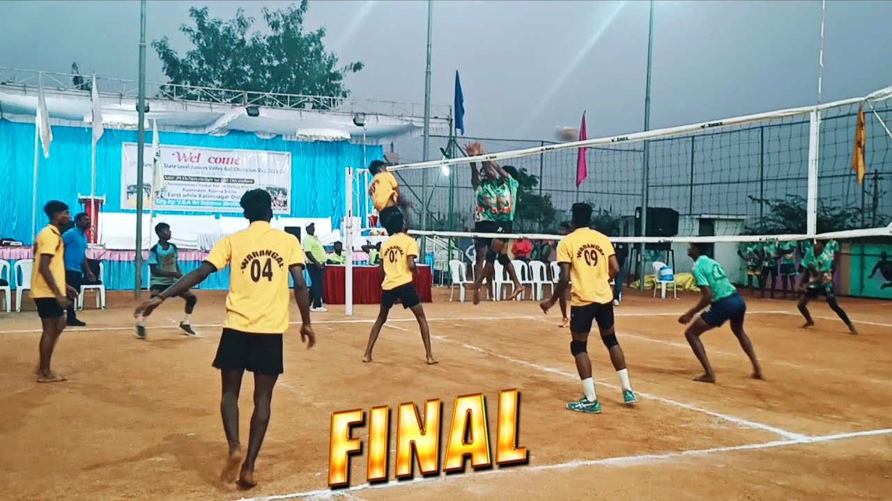 WARANGAL vs KHAMMAM FINAL MATCH🏆 || SET=4 MATCH DECIDING SET🏐 STATMEET SIRICILLA TOURNAMENT JUNIORS🔥