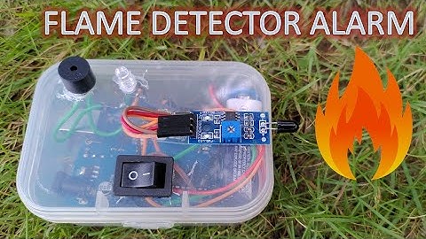 How to make a simple Flame Detector || Fire alarm project using arduino