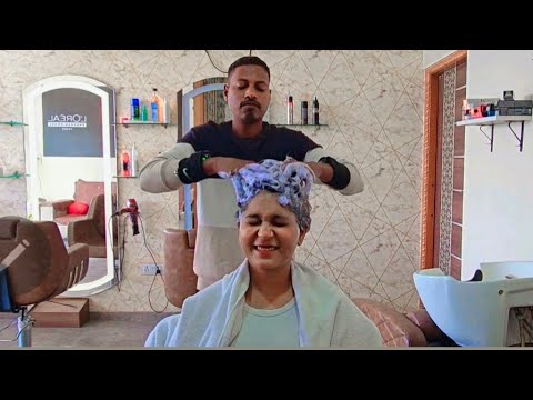 ASMR Relaxing Shampoo Hair Wash | asmr head massage
