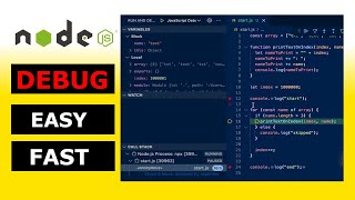 Debug JavaScript in Node with Visual Studio Code for Beginers
