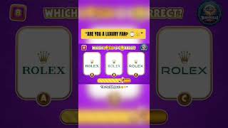 ( 99% Fail )Guess the real Rolex logo! ⌚🕵️‍♂️ #shorts #usa  #quizchallenge #triviatime