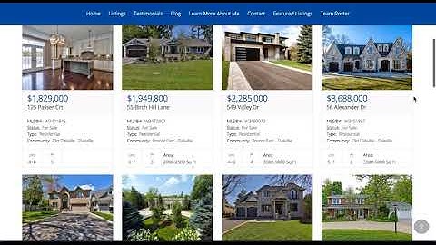 Create custom IDX listings pages on your real estate website | IDX