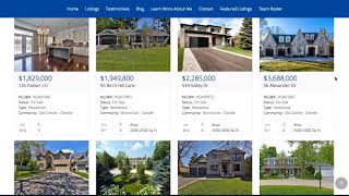 Create custom IDX listings pages on your real estate website | IDX