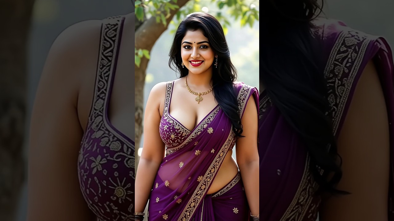 Desi Diva in Purple 🌟 