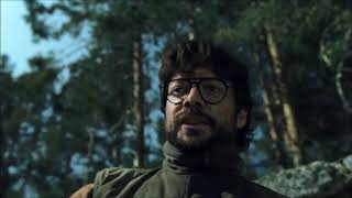 la casa de papel 4  -  el profesor y el toro