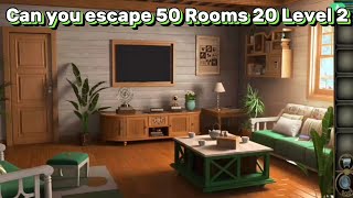 Can you escape 50 Rooms 20 Level 2 Complete walkthrough
