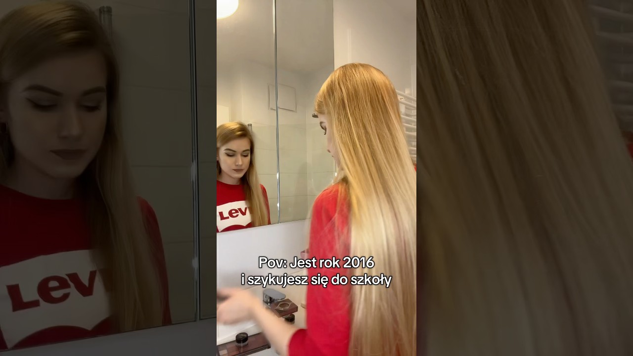Jest rok 2016 i szykujesz się do szkoły #pov #2016 #2016makeup #milenial #boomer #getreadywithme