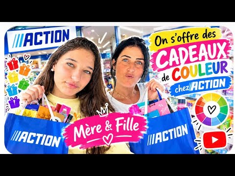 We're getting each other color-themed gifts at Action🥰🥰